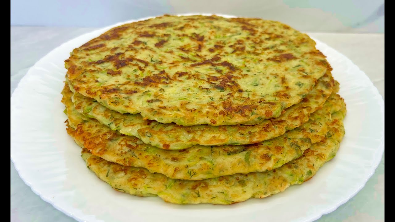 Лепёшки из кабачков
